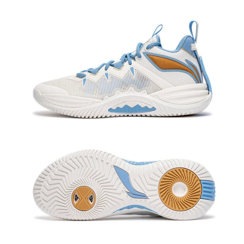 Zapatillas de Baloncesto para Hombre Li-Ning BADFIVE STORM 2025, con Amortiguación BOOM, Tecnología TUFF OS, Resistentes al Desgaste, Modelo ABFV017