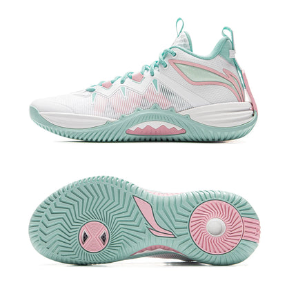 Zapatillas de Baloncesto para Hombre Li-Ning BADFIVE STORM 2025, con Amortiguación BOOM, Tecnología TUFF OS, Resistentes al Desgaste, Modelo ABFV017